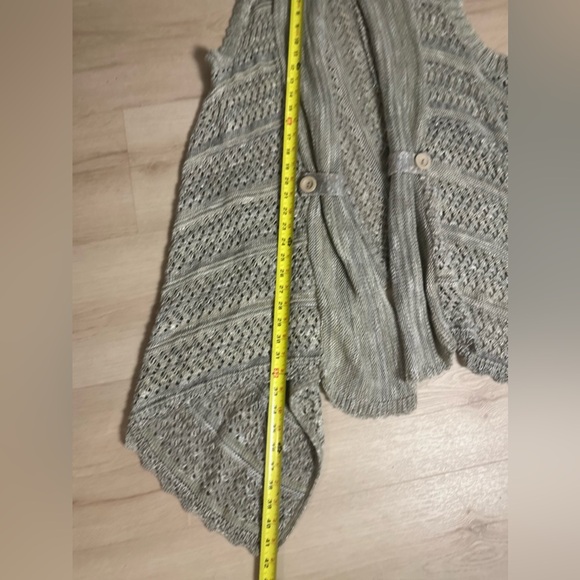 CANYON RIVER BLUES Boho Crochet Midi Vest Women’s Size Large - Picture 11 of 12